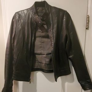 Leather jacket
